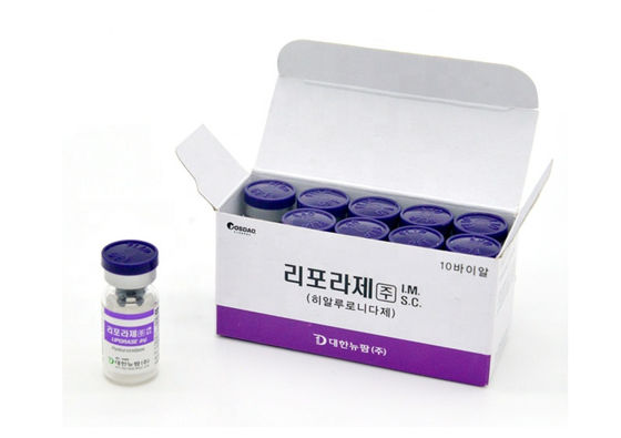 Subkutan Hyaluronidase Liporase Injeksi Peleburan Lemak Larutkan Asam Hyaluronic
