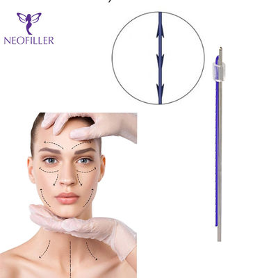 4d 100mm Korean PDO Thread Lifting Ultra V Blunt Cannula Pdo Lifting
