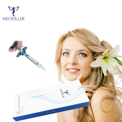 Syringe Wrinkle Removal Pengisi Asam Hyaluronic 2ml Suntikan Asam Hyaluronic Untuk Keriput