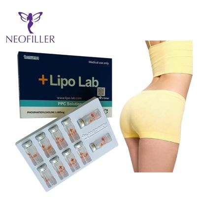 Lipolitik PPC Lipo Slim Suntikan Pelarut Lemak Untuk Suhu Ruang Dagu