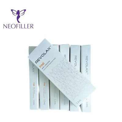 Penghilang Kerut 1.1ml/Kotak Dermal Filler Revolax Injeksi Asam Hidraulik Dalam Untuk Wajah