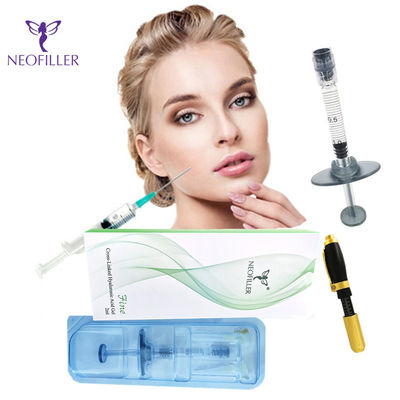 1ml 2ml Asam Hyaluronic Dermal Filler Augmentasi Pengisi Asam Hyaluronic Untuk Wajah