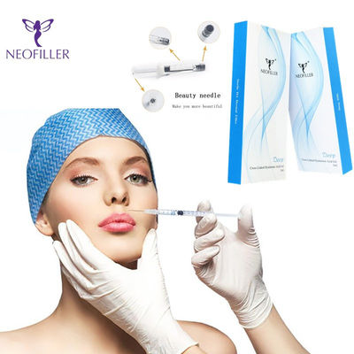 Penghilang Kerut Pengisi Kulit Berbasis Asam Hyaluronic 1ml Pengisi Bibir Asam Hyaluronic