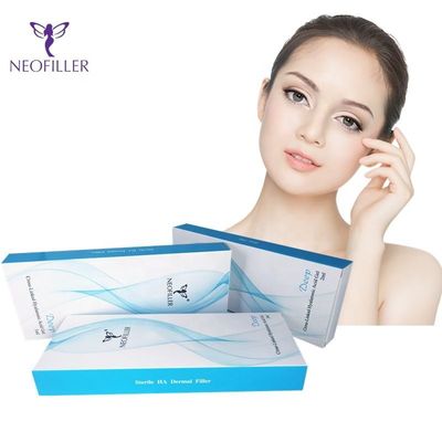 Neofiller 1ml Cross Linked Dermal Filler Hyaluronic Injeksi Bibir Terlihat Alami 24mg/Ml