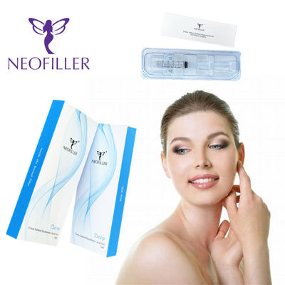Neofiller 1ml Cross Linked Dermal Filler Hyaluronic Injeksi Bibir Terlihat Alami 24mg/Ml