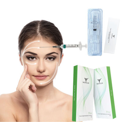 Dermal 24Mg/Ml Injeksi Pengisi Hyaluron Bantalan Pipi Peningkatan Bibir Halus