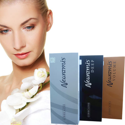 Penghapus Kerutan Asam Hyaluronic Untuk Garis Leher Pengisi Volume Neuramis Dalam Untuk Bibir