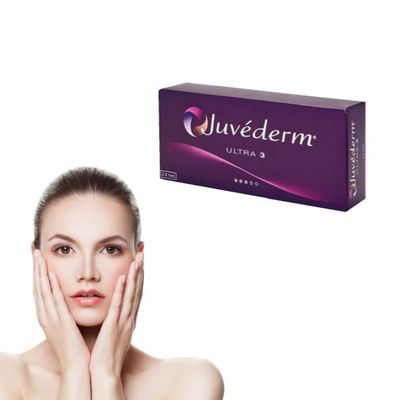 Transparan 2ml Juvederm Dermal Filler Injectable Hyaluronic Acid Untuk Garis Halus