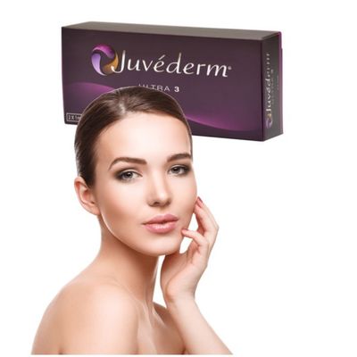 Mengisi Kulit Dagu Juvederm Lip Suntikan Pengisi Dermal Gel Transparan Untuk Payudara