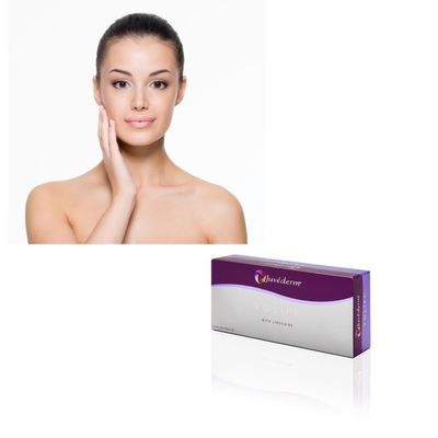 Mengisi Kulit Dagu Juvederm Lip Suntikan Pengisi Dermal Gel Transparan Untuk Payudara