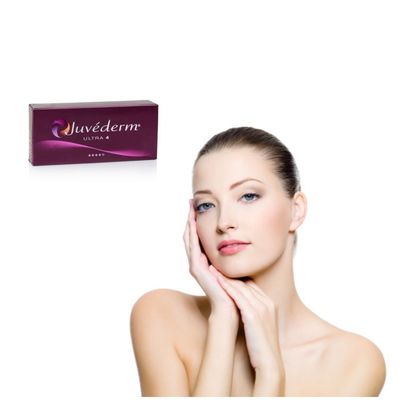 Mengisi Kulit Dagu Juvederm Lip Suntikan Pengisi Dermal Gel Transparan Untuk Payudara