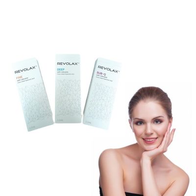 Revolax Dermal Filler Jarum Suntik Dalam Halus Pengisi Asam Hialuronat 24mg/Ml