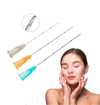 Disposable Micro Monoject Blunt Cannula Untuk Dermal Fillers 21g 50mm 70mm