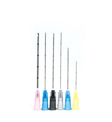 Disposable Micro Monoject Blunt Cannula Untuk Dermal Fillers 21g 50mm 70mm