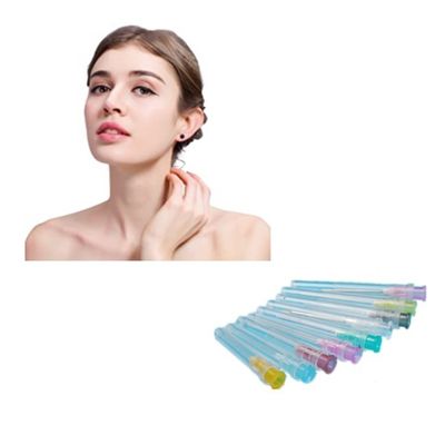 50mm 70mm Kanula Ujung Tumpul Injeksi Dermal Filler Cannulas 21g