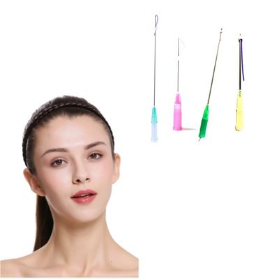 3D Cog Pdo Eye Thread Lift Threading Yang Dapat Diserap Untuk Mengangkat Wajah L Tumpul