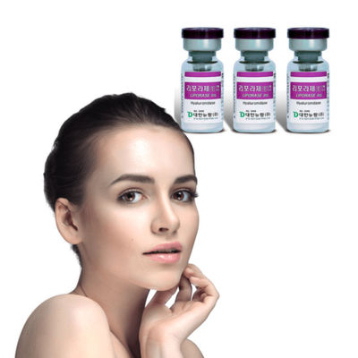 Liporase Menyuntikkan 1ml Suntikan Pelarutan Lemak Perut Larutkan Asam Hyaluronic 10vials / Box