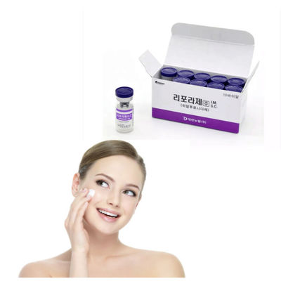 Liporase Menyuntikkan 1ml Suntikan Pelarutan Lemak Perut Larutkan Asam Hyaluronic 10vials / Box