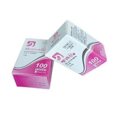 2.5mL Penghilang Kerut Suntikan Toksin Botulinum Meditoxin Toksin Botulinum Tipe A 100 Unit