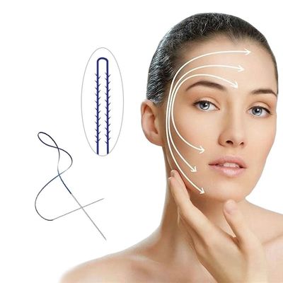 PCL Pdo Pengangkatan Alis Wajah Threading Pengangkatan Wajah 4d 6d Mono Screw 30G 25MM