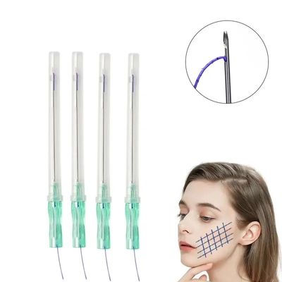 PCL Pdo Pengangkatan Alis Wajah Threading Pengangkatan Wajah 4d 6d Mono Screw 30G 25MM