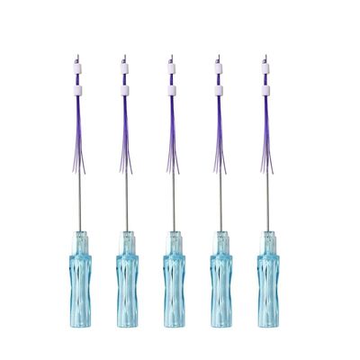 18g 100mm PDO Thread Lift 6d Cog Thread Face Lift Pipi Mengangkat
