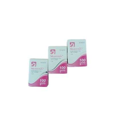 Suntikan Toksin Botulinum Serbuk Putih Perawatan Kulit Korea 1 Mg