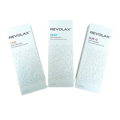 Cross Linked 24mg/Ml Revolax Fine Deep Sub-Q Pengisi Asam Hyaluronic