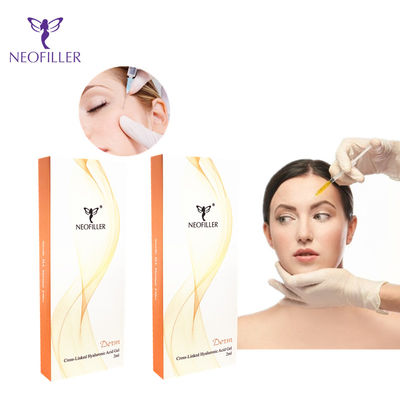 1ml 2ml Syringe Asam Hyaluronic Injeksi Tahan Lama Untuk Keriput Dalam