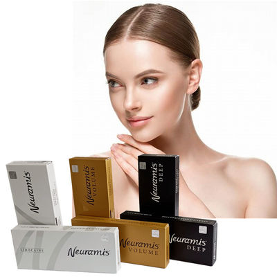 Pengisi Dermal Asam Hyaluronic Cross Linked Pengurangan Kerut Sedang 24-48 Jam Waktu Pemulihan