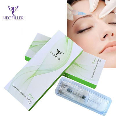 Pengisi Dermal Neofiller Teknologi HA Cross Linked Untuk Wajah Tangan Hidung Dan Payudara