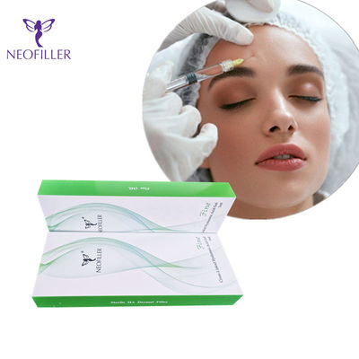 Jarum suntik steril Hyaluronic Acid Filler untuk suntikan wajah 24mg/ml