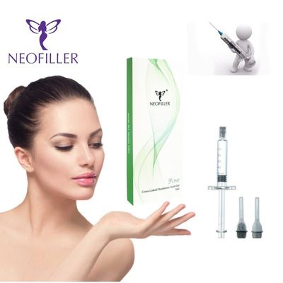Cross Linking Hyaluronic Acid Dermal Filler Hypodermic kedalaman injeksi
