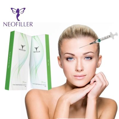 Cross Linking Hyaluronic Acid Dermal Filler Hypodermic kedalaman injeksi