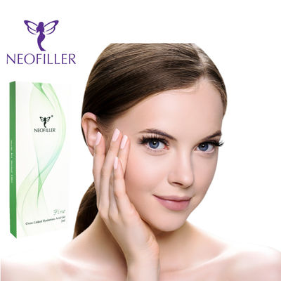 Cross Linking Hyaluronic Acid Dermal Filler Hypodermic kedalaman injeksi