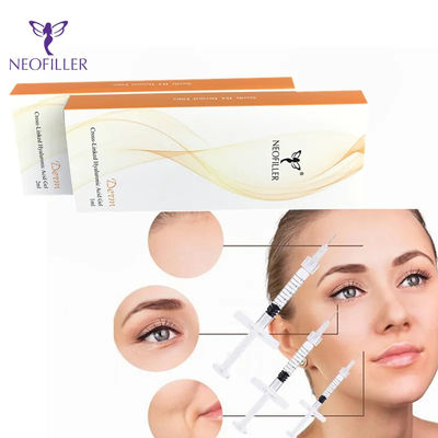 Cross Linking Hyaluronic Acid Dermal Filler Injeksi Pengurangi Kerutan