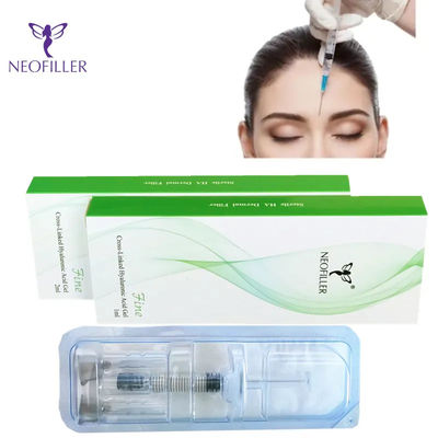 Filler Dermal Hyaluronic Acid Transparan untuk Injeksi Hipodermal