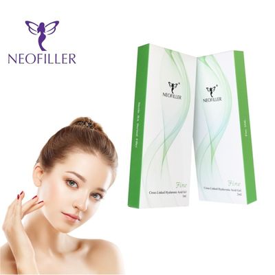 Filler Dermal Hyaluronic Acid Transparan Kedalaman Injeksi Hypodermic dan Cross-Linking