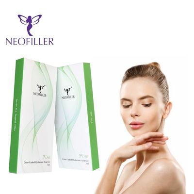 Filler Dermal Hyaluronic Acid Transparan Kedalaman Injeksi Hypodermic dan Cross-Linking