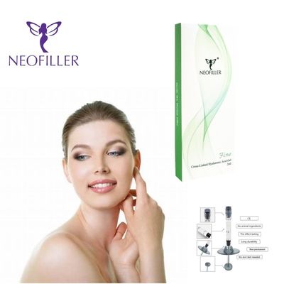 Filler Dermal Hyaluronic Acid Transparan Kedalaman Injeksi Hypodermic dan Cross-Linking