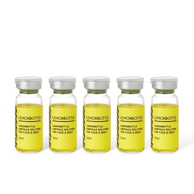 Lemon Bottle Ultimate Lipolysis Solution Untuk Pengurangan Lemak 10ml*5 Botol Formula Konsentrasi Tinggi