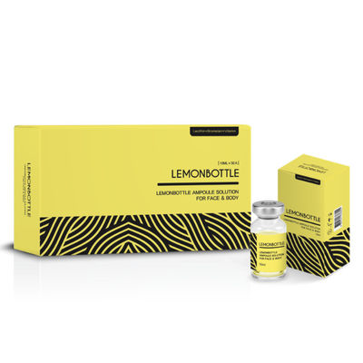 Lemon Bottle Ultimate Lipolysis Solution Untuk Pengurangan Lemak 10ml*5 Botol Formula Konsentrasi Tinggi