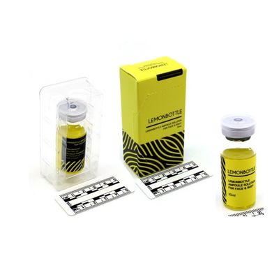 Larutan Larut Lemak Konsentrasi Tinggi Untuk Wajah Dan Tubuh 10ml X 5 Botol Lemon Kemasan Aseptik Satu Kali