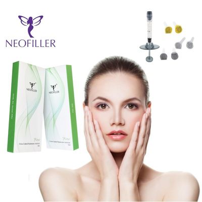Neofiller Injeksi Hipodermic Asam Hyaluronic Filler Dermal Injeksi Hipodermic