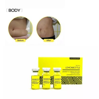 Jual Lemon Bottle Fat Dissolver 5X10ml Kotak Solusi Penurunan Berat Badan Online