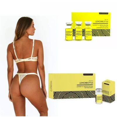 Jual Lemon Bottle Fat Dissolver 5X10ml Kotak Solusi Penurunan Berat Badan Online