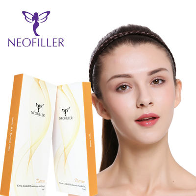 24mg/ml Cross Linked Transparent Hyaluronic Acid Dermal Filler untuk suntikan wajah