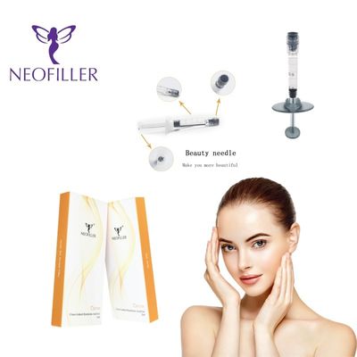 Filler Kulit Asam Hyaluronic Transparan 24mg/ml Umur Panjang Untuk Peremajaan Wajah