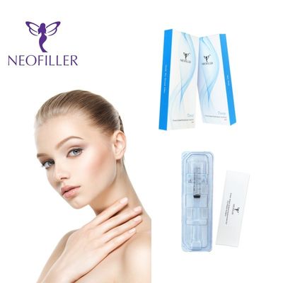 Filler Kulit Asam Hyaluronic Transparan 24mg/ml Umur Panjang Untuk Peremajaan Wajah
