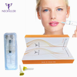 Transparan Cross Linked 24mg/ml Filler Dermal Untuk Injeksi Hipodermal Pada Suhu Kamar